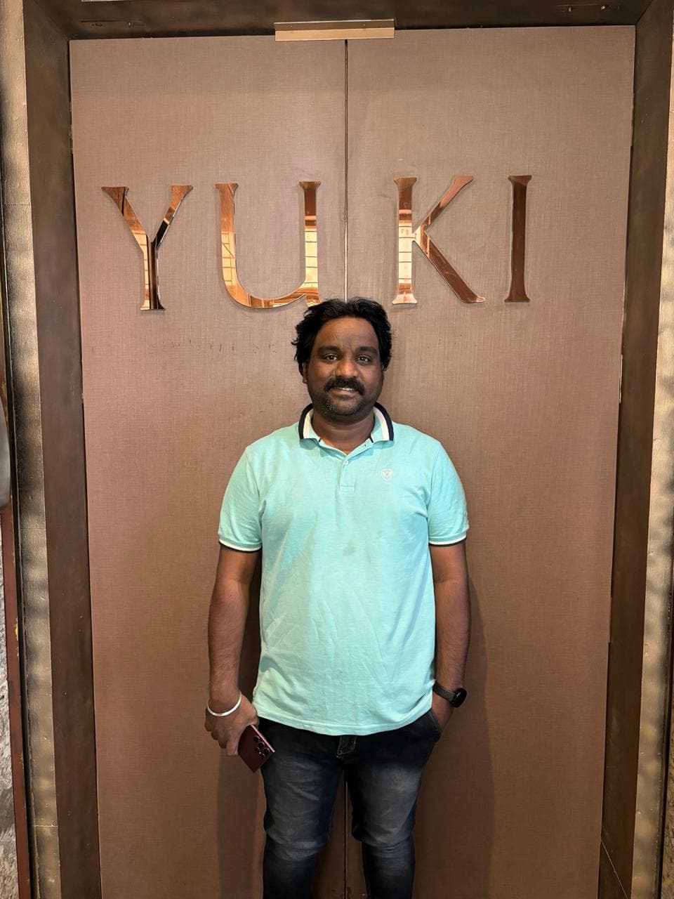 Portrait of Madhan P, senior graphic designer based in Bengaluru.